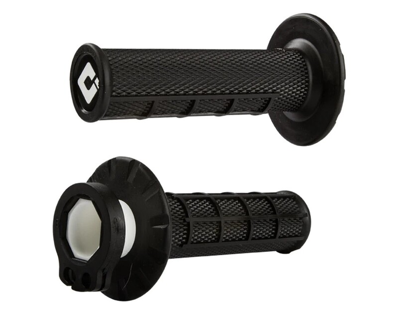 POIGNEES ODI V2 LOCK-ON SEMI-GAUFREE NOIRES